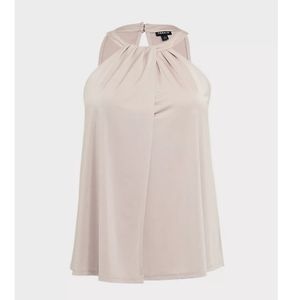 Torrid Champagne Studio Knit Goddess Tank